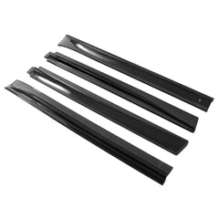 Gloss Black Side Skirts Extension v2 - 20-24 Tesla Model Y.