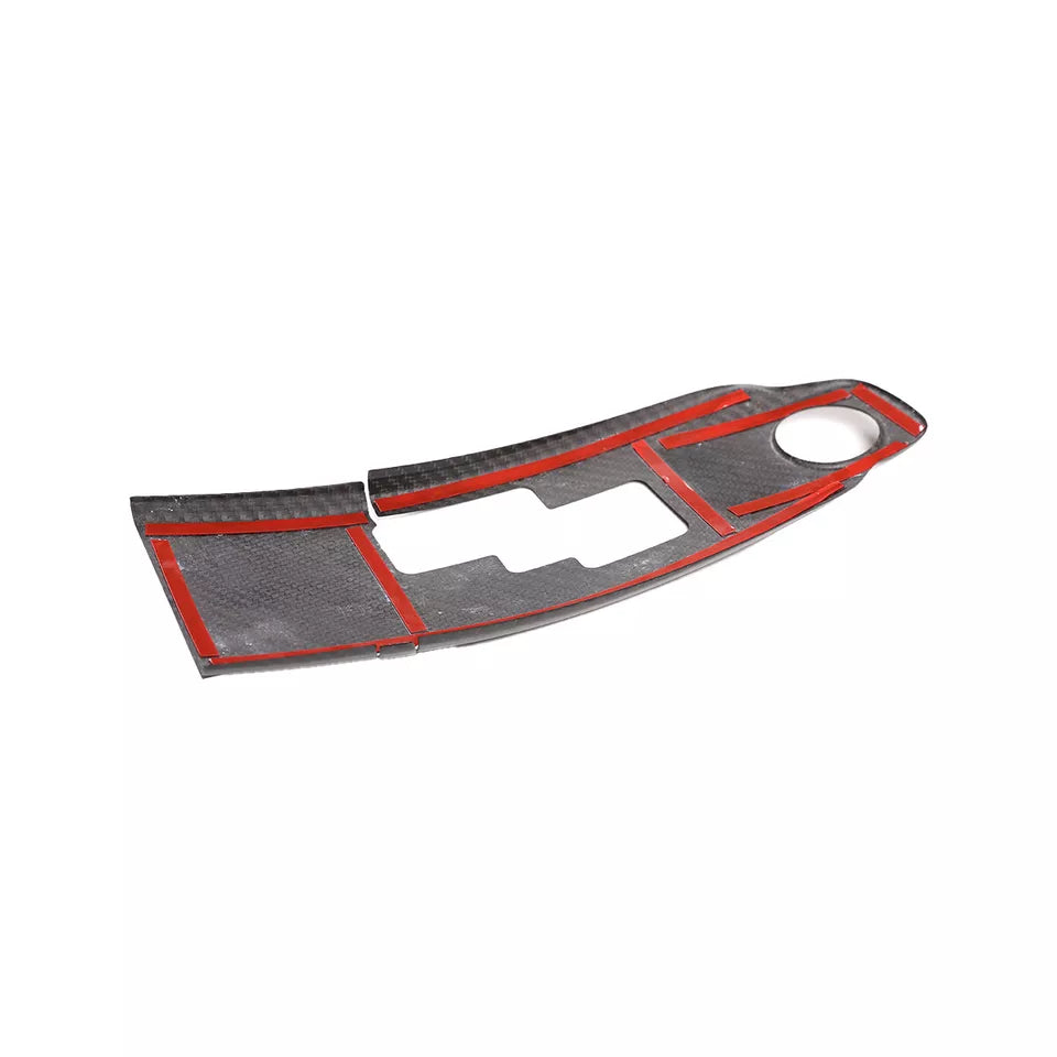 Carbon Fiber interior Central Control Gear Shift Panel Trim - Nissan GTR R35.