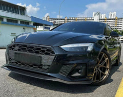 Carbon Fiber Front Lip Splitter - Audi S5/A5 S-Line B9.