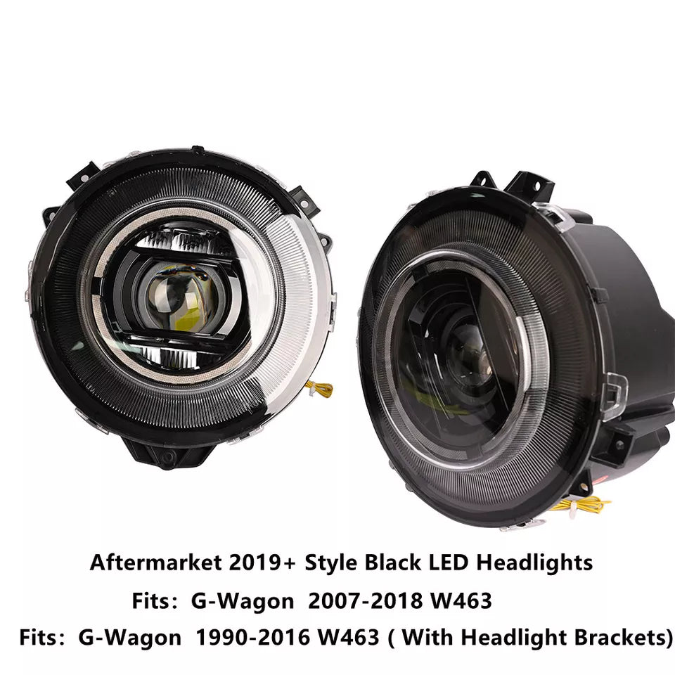 Upgrade W464 Style LED Headlights -  Mercedes Benz G Class G500 G63 W463.