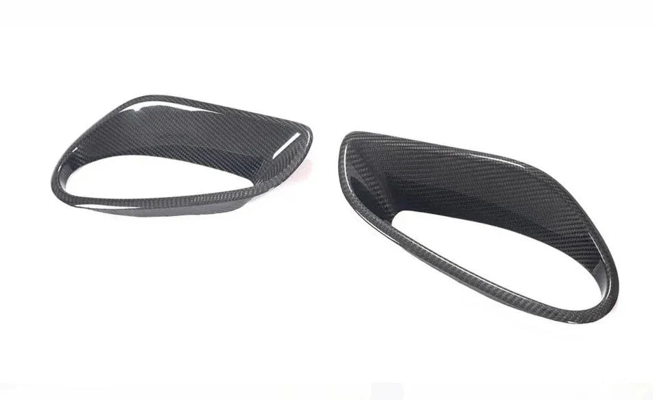 Dry Carbon Fiber Side Fender Air Vent Covers - Porsche 911 991 Turbo S.