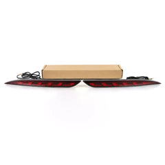 Red Rear Reflector LED Turn Signal Brake Lights - Tesla Model 3/Y.