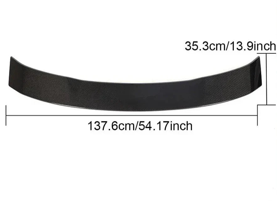 Carbon Fiber Rear Trunk Spoiler Wing - Porsche 911 991.2 Carrera 4S Turbo GTS.