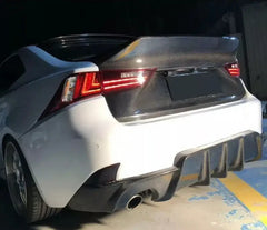 V2 Carbon Rear Bumper Diffuser - Lexus IS-F IS250 IS300 IS350.