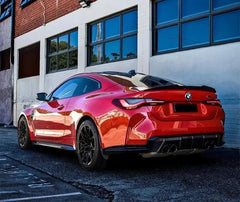 PSM Style High Kick Carbon Fiber Trunk Spoiler - BMW G82 M4 & G22 4 Series.