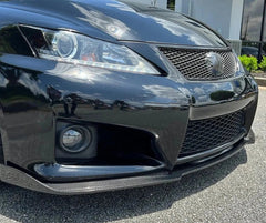 Carbon Fiber Front Bumper Splitter Lip - Lexus ISF Sedan.
