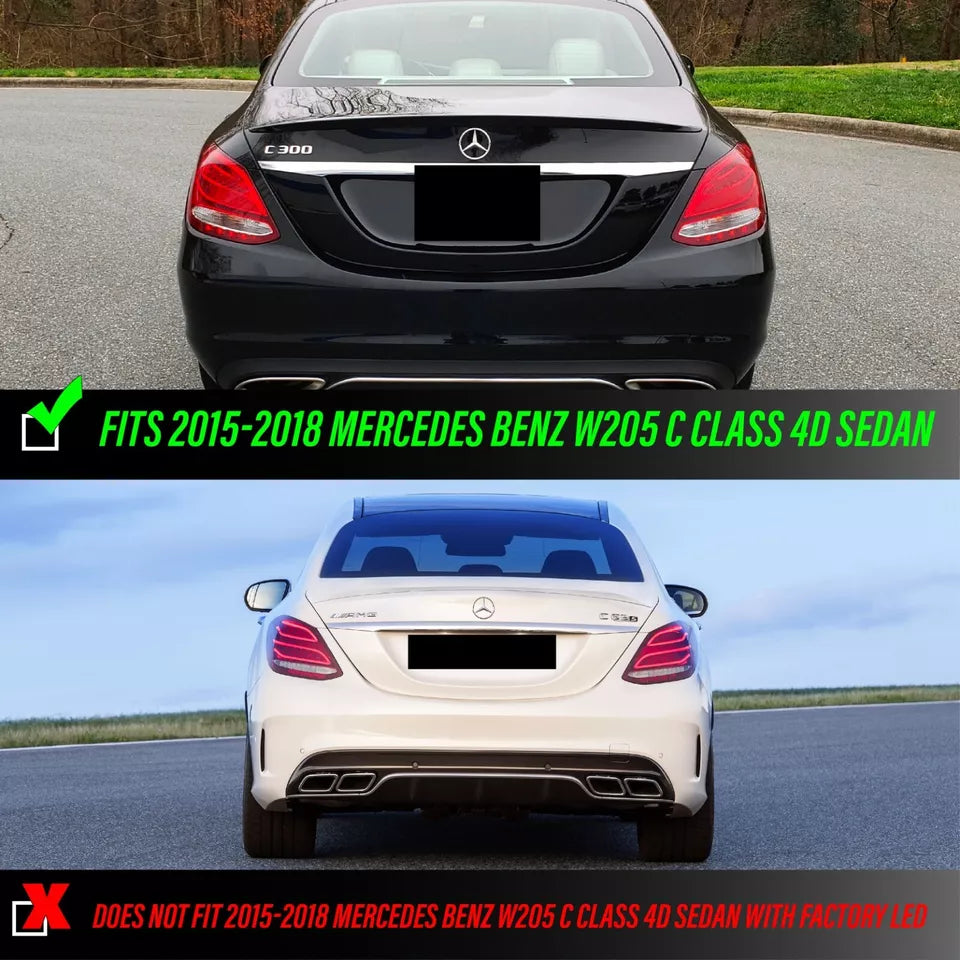 LED Tail Light Upgrade - 2015+ Mercedes AMG C Class W205.