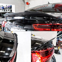 PSM Style Carbon Fiber Spoiler -  Audi A4 S4 (B9) 2016-2023.