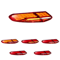FULL LED Tail Lights Sequential w/ Animation - 2015-2021 Mercedes Benz C-Class.