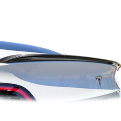 Carbon Fiber Trunk Spoiler - 2018-2023 Tesla Model 3.
