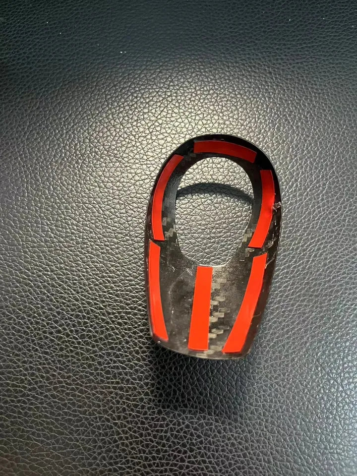 Carbon Fiber Gear Shift Knob Cover - BMW M3/M5/M6/E90/ & E60.