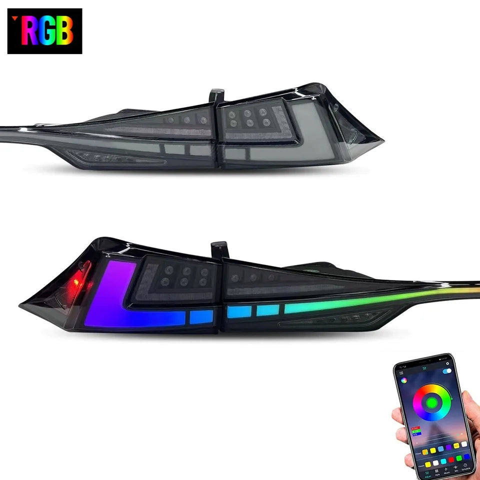 Clear RGB LED Rear Tail Light - Lexus IS250 IS300 IS350 ISF.