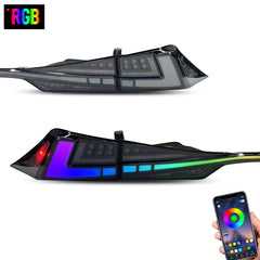 Clear RGB LED Rear Tail Light - Lexus IS250 IS300 IS350 ISF.