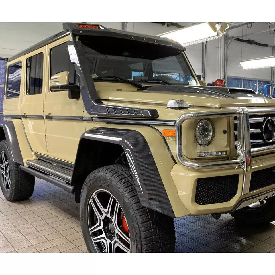 Carbon Fiber Air Intake Side Snorkels - Mercedes Benz G Wagon W463 G500 G550 G55 G63 G65.