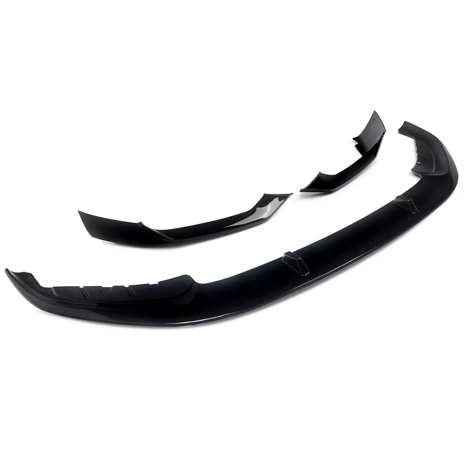 3D Style Gloss Black Front Lip - BMW 5 Series G30 G31 M Sport.
