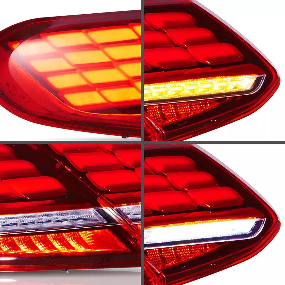 FULL LED Tail Lights Sequential w/ Animation - 2015-2021 Mercedes Benz C-Class.