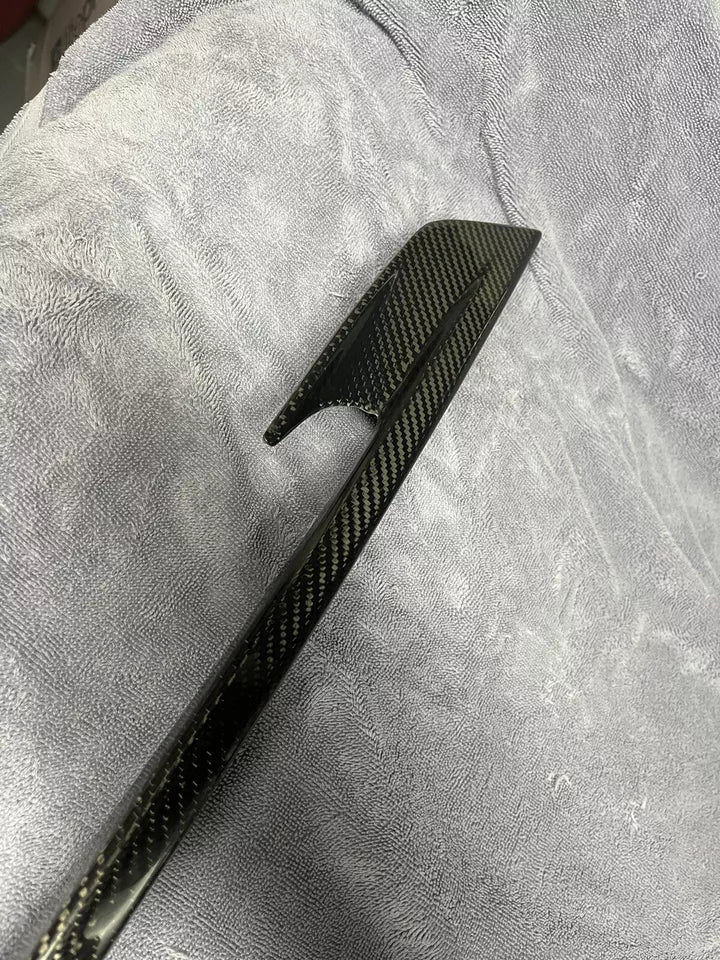 Carbon Fiber Front Bumper Bumper Canards - Porsche 718 (982) Boxster Cayman.