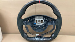 Carbon fiber Steering Wheel w/ heated - Mercedes-Benz W205 C63 AMG CLA GLE GLS.