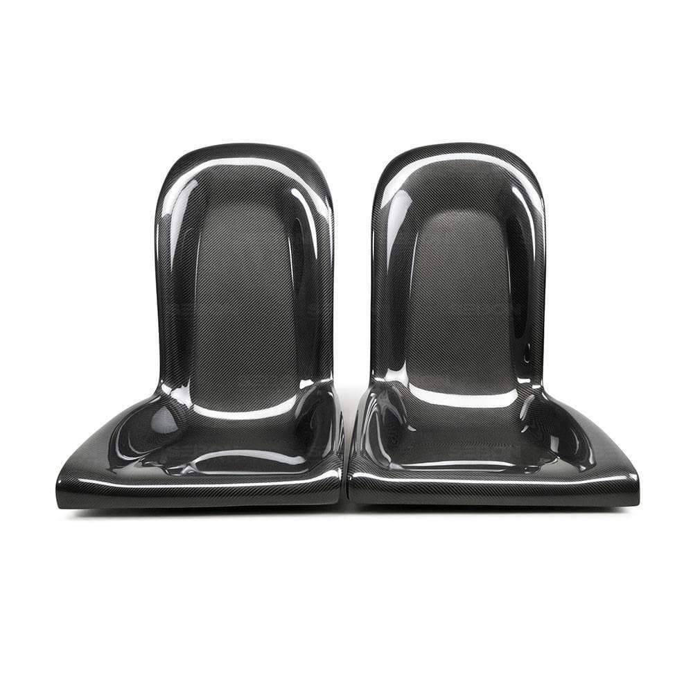 Seibon OEM-Style Carbon Fiber Rear Seat Panels | 2009-2018 Nissan GT-R R35 (BSP0910NSGTR).