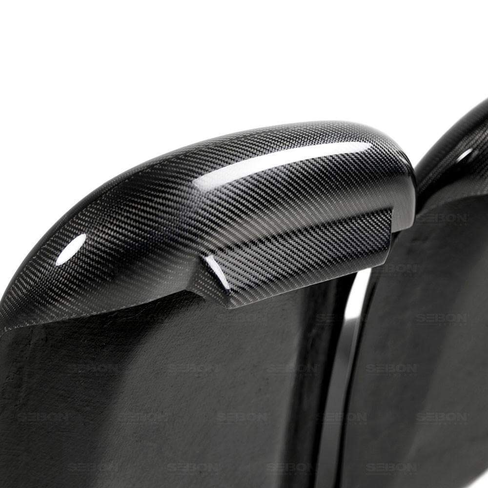 Seibon OEM-Style Carbon Fiber Rear Seat Panels | 2009-2018 Nissan GT-R R35 (BSP0910NSGTR).