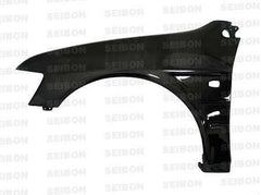 Seibon Carbon Fiber Fenders | 2003-2006 Mitsubishi Evo 8/9 (FF0305MITEVO8).
