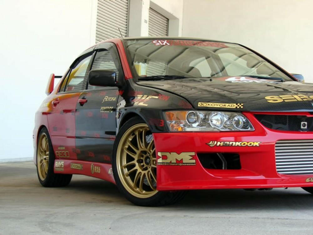 Seibon Carbon Fiber Fenders | 2003-2006 Mitsubishi Evo 8/9 (FF0305MITEVO8).