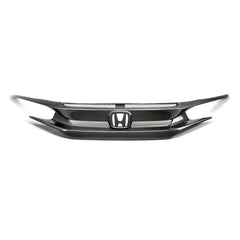 Seibon OEM-Style Carbon Fiber Front Grille | 2016-2021 Honda Civic (FG16HDCV4D).