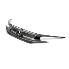 Seibon OEM-Style Carbon Fiber Front Grille | 2016-2021 Honda Civic (FG16HDCV4D).