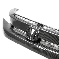 Seibon OEM-Style Carbon Fiber Front Grille | 2016-2021 Honda Civic (FG16HDCV4D).