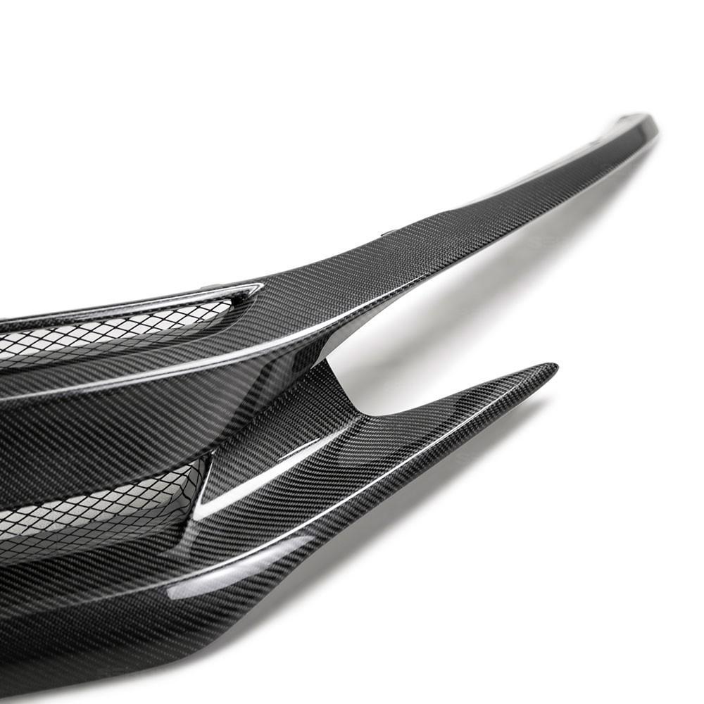 Seibon OEM-Style Carbon Fiber Front Grille | 2016-2021 Honda Civic (FG16HDCV4D).