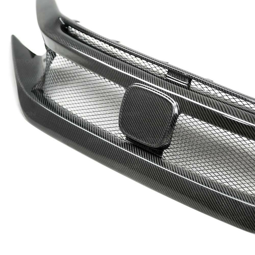 Seibon Carbon Fiber Front Grille | 2017-2021 Honda Civic Type-R (FG17HDCVR-CV).