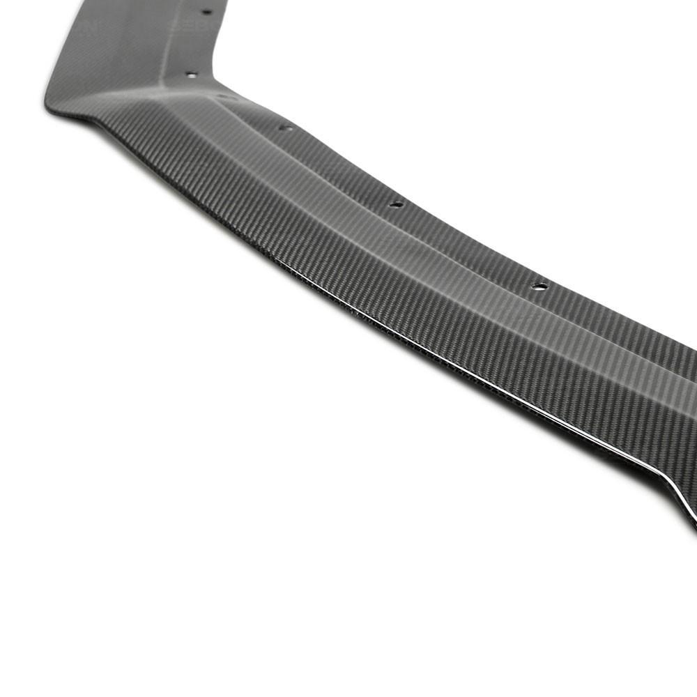Seibon CV-Style Carbon Fiber Front Lip | 2017-2021 Honda Civic Type-R (FL17HDCVR-CV).