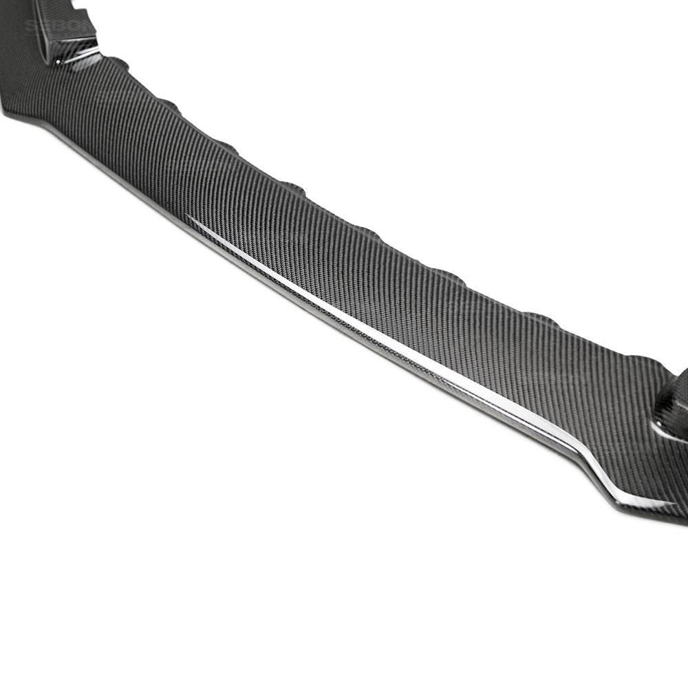 Seibon TA-Style Carbon Fiber Front Lip | 2017-2021 Honda Civic Type-R (FL17HDCVR-TA).