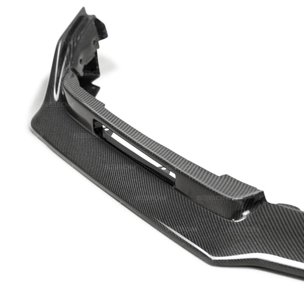 Seibon TA-Style Carbon Fiber Front Lip | 2017-2021 Honda Civic Type-R (FL17HDCVR-TA).