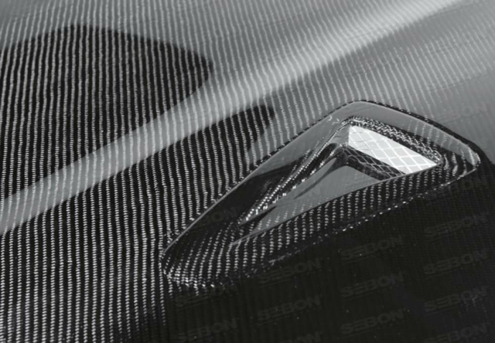 Seibon GTR-Style Dry Carbon Fiber Hood | 2009-2020 Nissan 370z (HD0910NS370-GTR).