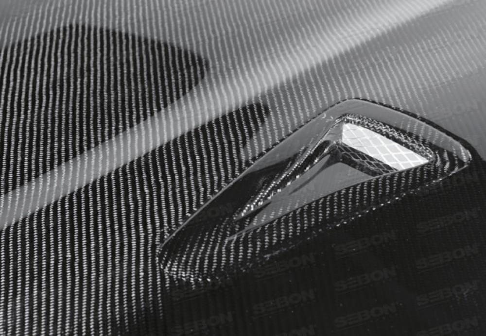 Seibon GTR-Style Dry Carbon Fiber Hood | 2009-2020 Nissan 370z (HD0910NS370-GTR).