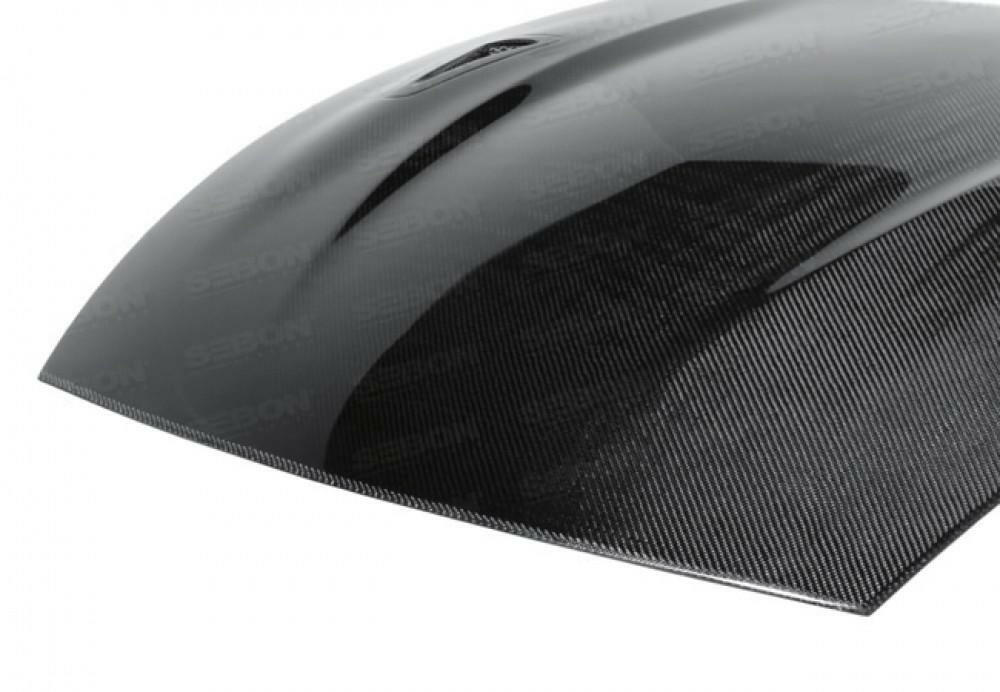 Seibon GTR-Style Dry Carbon Fiber Hood | 2009-2020 Nissan 370z (HD0910NS370-GTR).