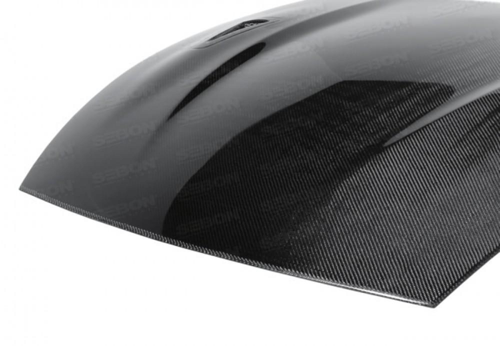 Seibon GTR-Style Dry Carbon Fiber Hood | 2009-2020 Nissan 370z (HD0910NS370-GTR).