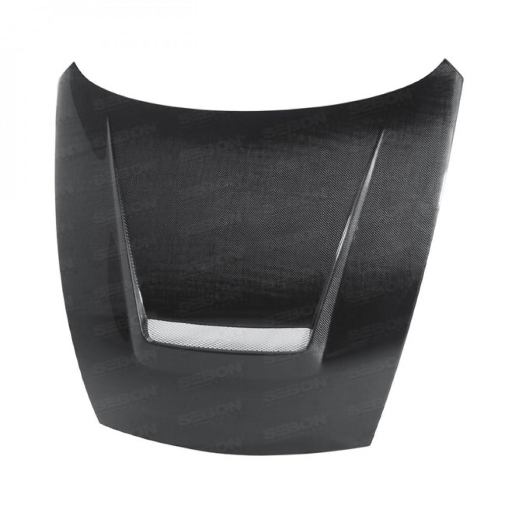 Seibon VSII-Style Dry Carbon Fiber Hood | 2009-2020 Nissan 370Z (HD0910NS370-VSII).