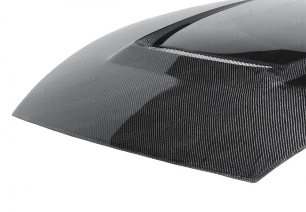 Seibon VSII-Style Dry Carbon Fiber Hood | 2009-2020 Nissan 370Z (HD0910NS370-VSII).