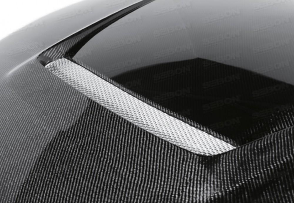 Seibon VSII-Style Dry Carbon Fiber Hood | 2009-2020 Nissan 370Z (HD0910NS370-VSII).