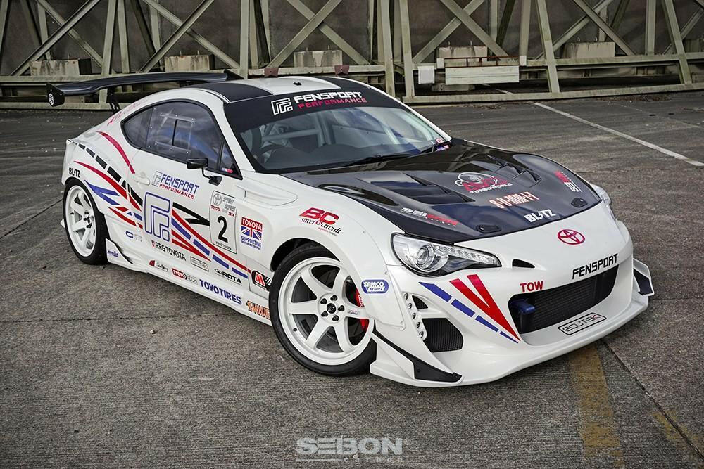 Seibon TS-Style Carbon Fiber Hood | 2013-2021 BRZ/FR-S/86 (HD1213SCNFRS-TS).