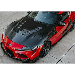 Seibon TV-Style Carbon Fiber Hood | 2020-2021 Toyota Supra (HD20TYSUP-TV-DS).