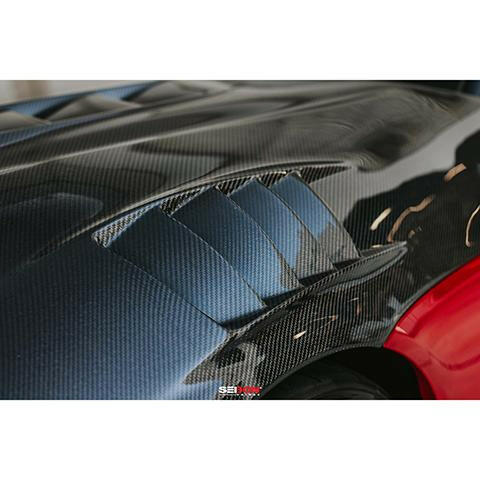 Seibon TV-Style Carbon Fiber Hood | 2020-2021 Toyota Supra (HD20TYSUP-TV-DS).