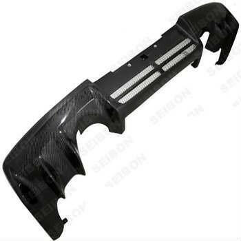 Seibon Carbon Fiber Rear Diffuser | 2008-2015 Mitsubishi Evo X (RD0809MITEVOX-OE).