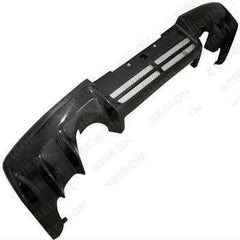 Seibon Carbon Fiber Rear Diffuser | 2008-2015 Mitsubishi Evo X (RD0809MITEVOX-OE).