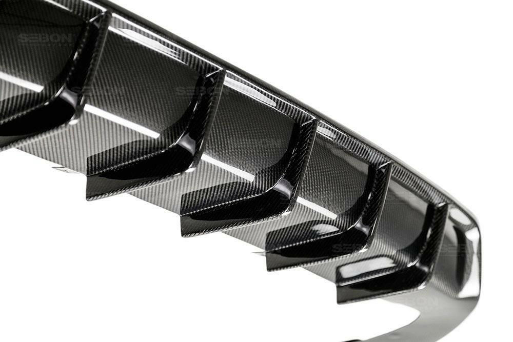 Seibon TR-Style Carbon Rear Lip | 2016-2017 Honda Civic Sedan (RL16HDCV4-TR).