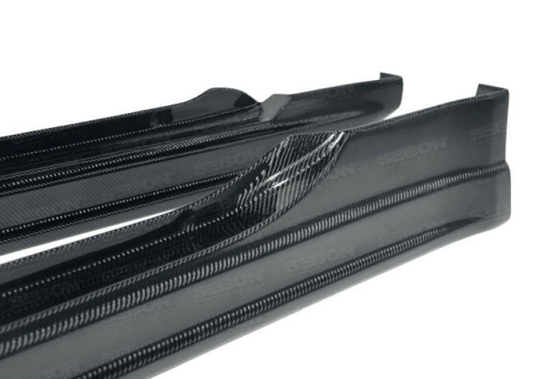 Seibon CW Carbon Fiber Side Skirts | 2003-2008 Nissan 350Z (SS0205NS350-CW).