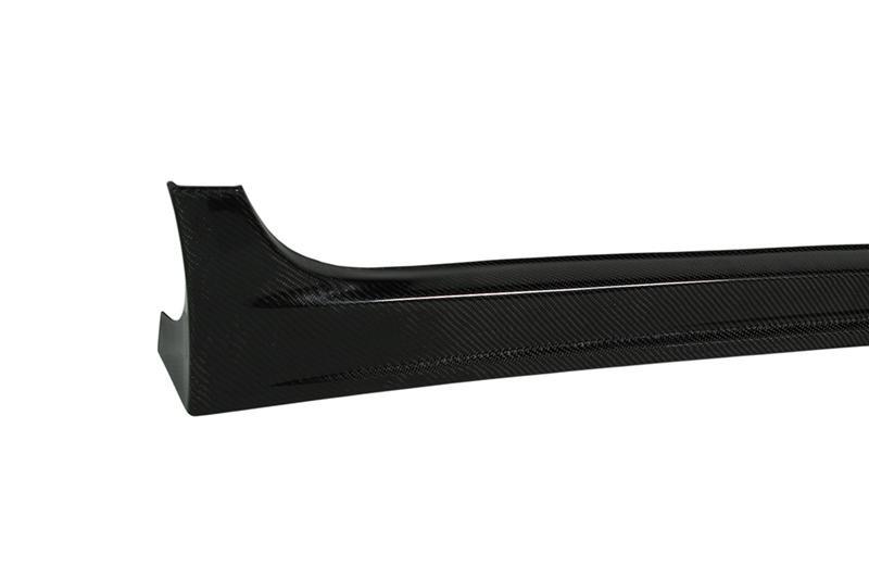 Seibon VR-style Carbon Fiber Side Skirts | 2008-2015 Mitsubishi Evo X (SS0809MITEVOX-VR).
