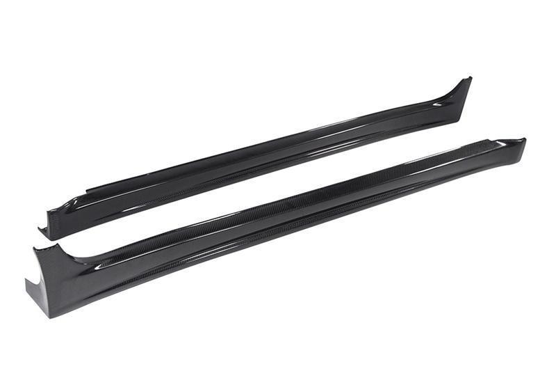 Seibon VR-style Carbon Fiber Side Skirts | 2008-2015 Mitsubishi Evo X (SS0809MITEVOX-VR).